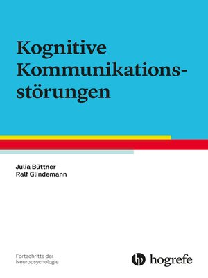 cover image of Kognitive Kommunikationsstörungen